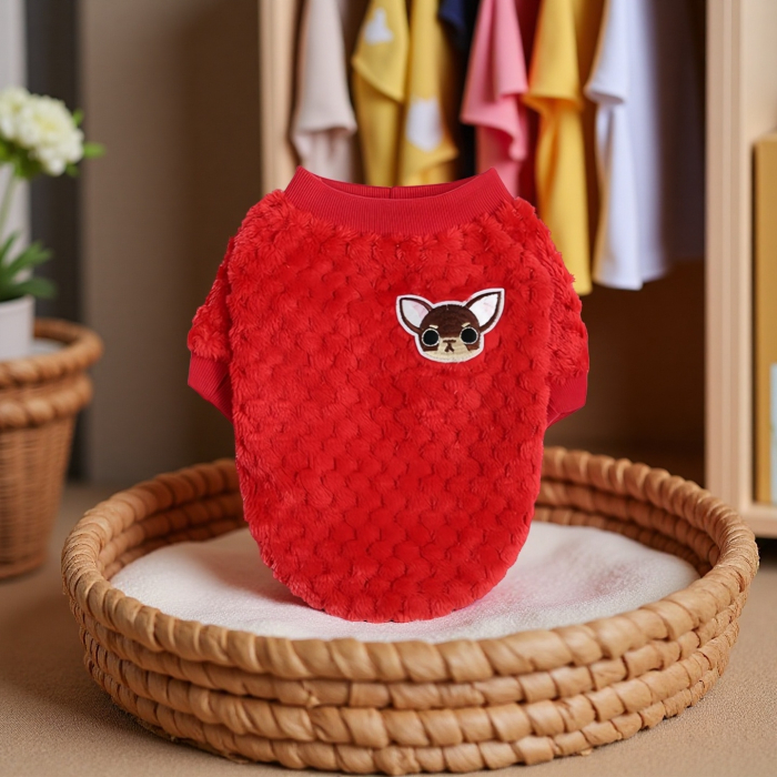 Bluza cocolino DOG-04rosu [4]