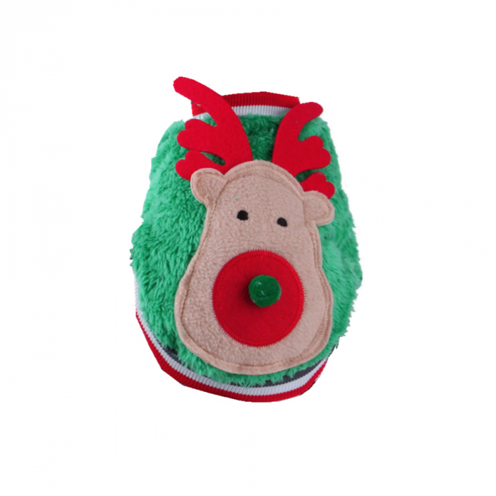 Bluza flausata pentru Craciun B37102verde [2]