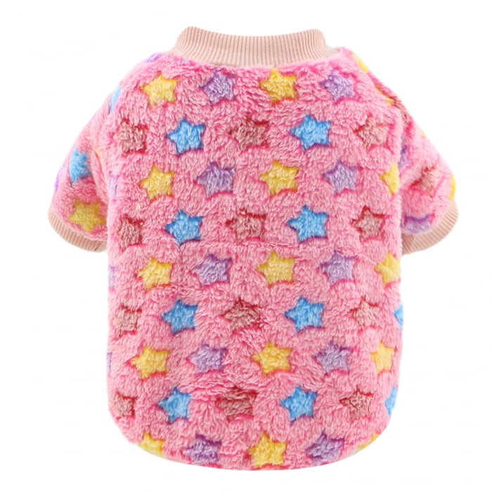 Bluza pufoasa cu stelute multicolore MDL-22B [4]