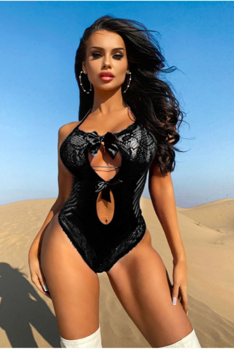 Body sexy din plasa YD-306negru [3]