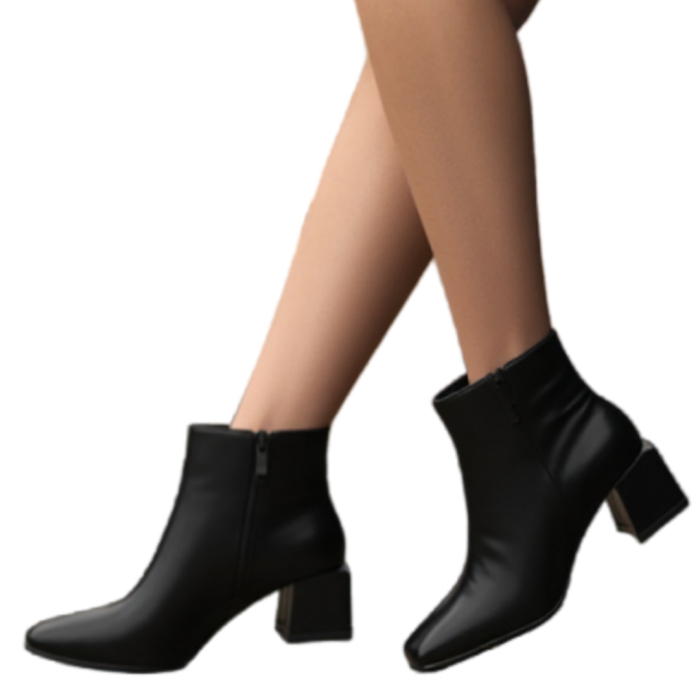 Botine imblanite X21-726negru [2]