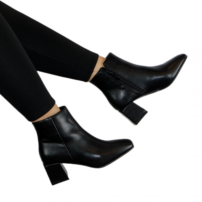 Botine imblanite X21-726negru [2]