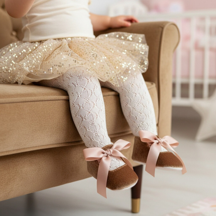 Botosei cu funda pentru primii pasi 43064-H08auriu [2]