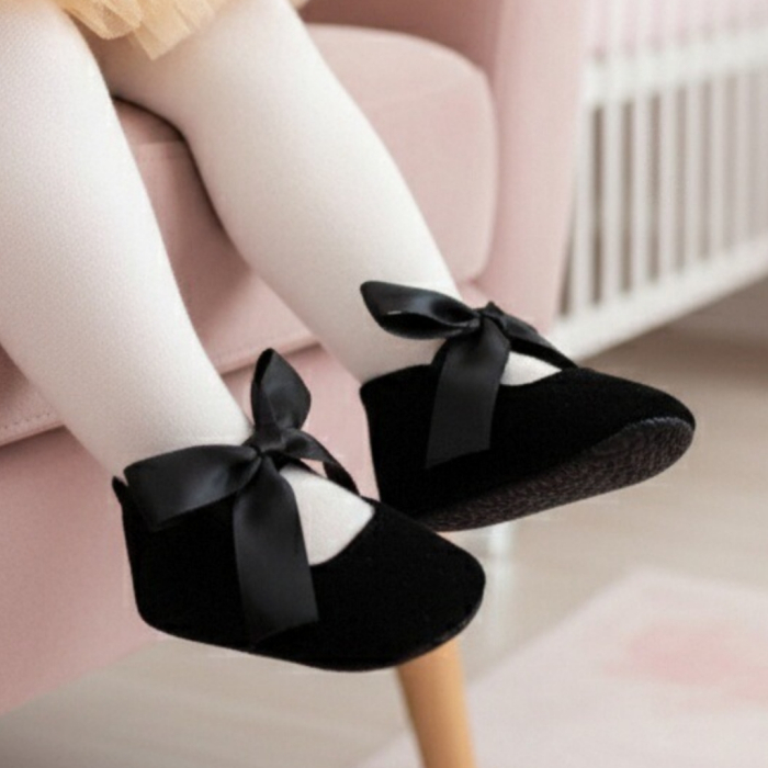 Botosei cu funda pentru primii pasi 43064-H08negru [3]