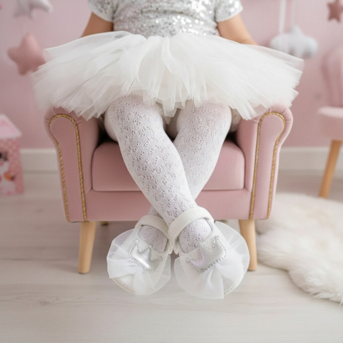 Botosei cu funda pentru primii pasi 43064-H96alb [1]