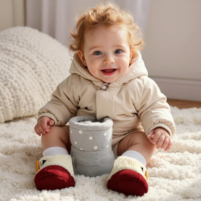 Botosei pufosi de interior 31152-20rosu [3]