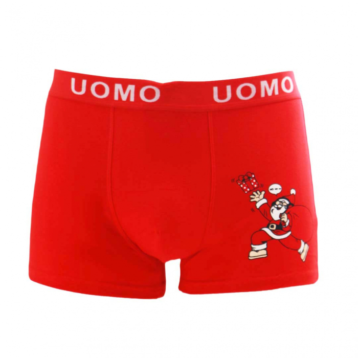 Boxeri barbati din bumbac , model Craciun FY1977-1 [1]