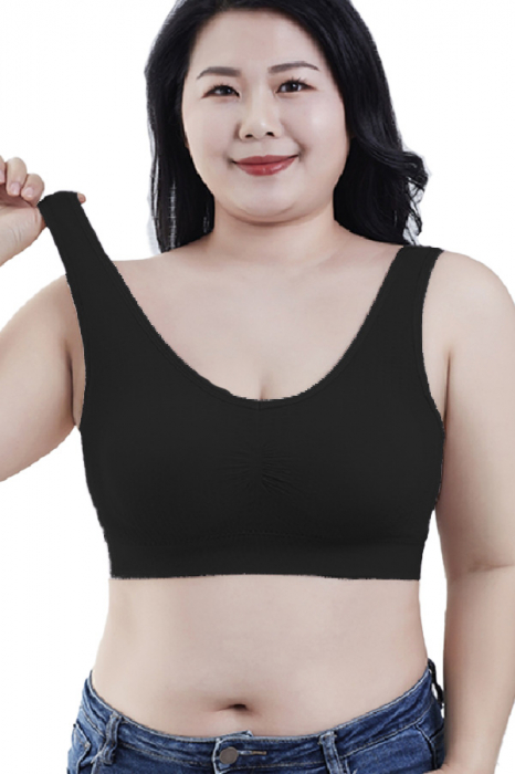 Bustiera sport cu acoperire completa XXP-2211negru [1]