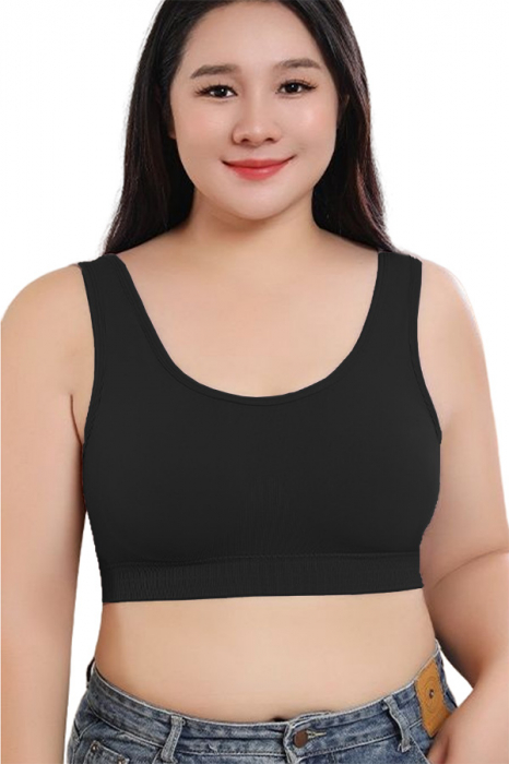Bustiera sport cu acoperire completa XXP-8866negru [1]