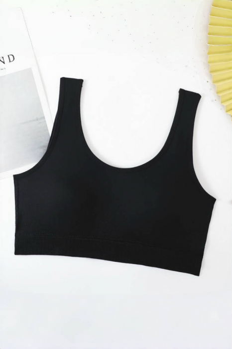 Bustiera sport cu acoperire completa XXP-8866negru [3]