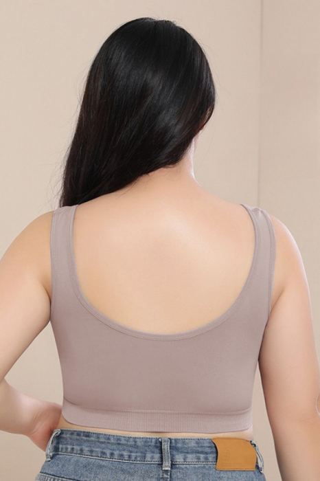 Bustiera sport cu acoperire completa XXP-8866maro [2]