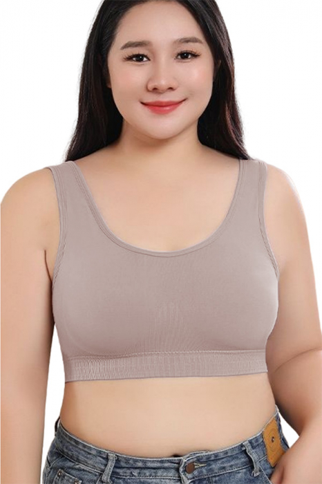 Bustiera sport cu acoperire completa XXP-8866maro [1]