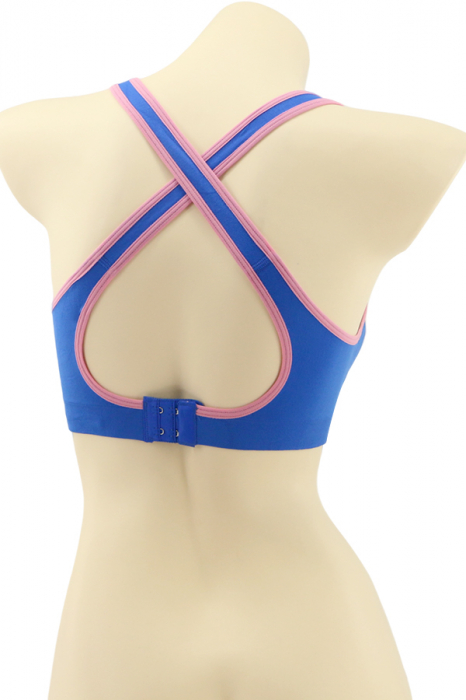 Bustiera sport cu bretele incrucisate la spate MG-B062bleumarin [2]