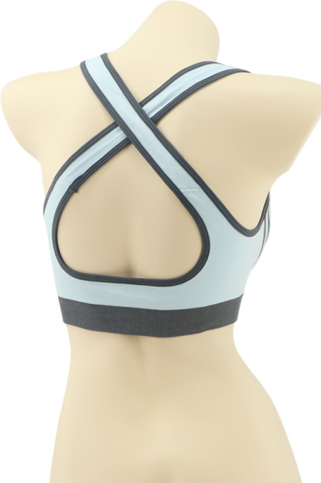 Bustiera sport cu bretele incrucisate la spate MG-D169albastru [2]