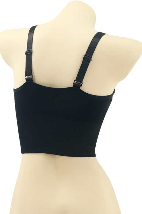 Bustiera sport cu bretele reglabile MG-3008negru [2]