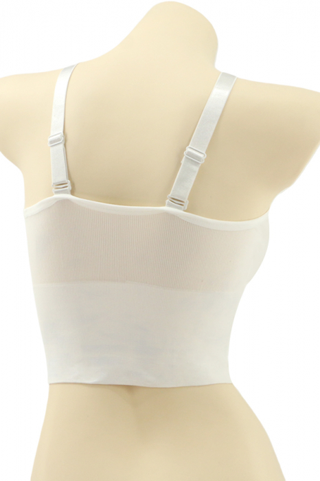 Bustiera sport cu bretele reglabile MG-3008alb [2]