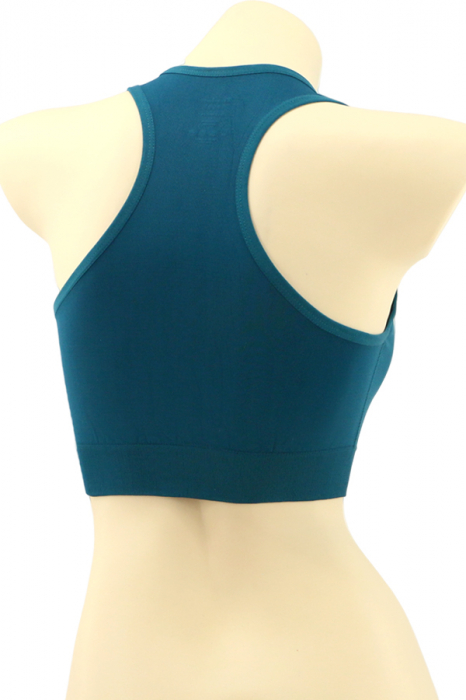 Bustiera sport cu fermoar in fata MG-SSW0189turcoaz [2]