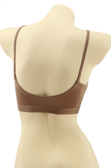 Bustiera sport cu spatele gol MG-6001maro inchis [2]