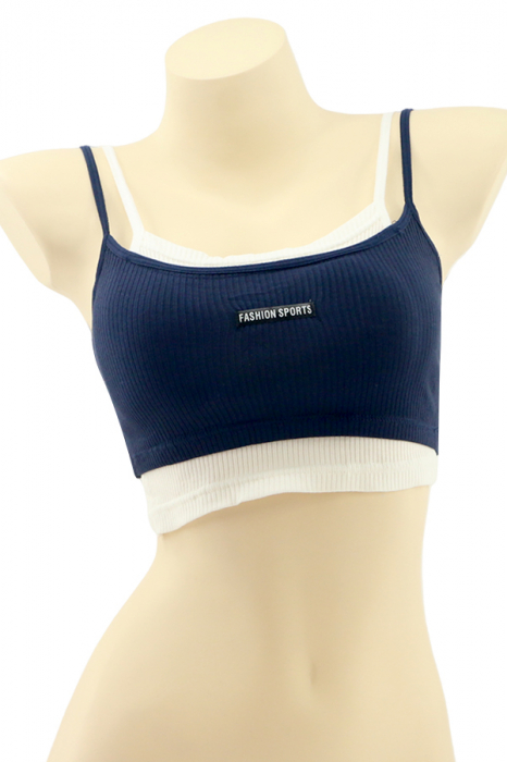 Bustiera sport cu spatele gol MG-6879bleumarin [3]