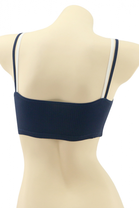 Bustiera sport cu spatele gol MG-6879bleumarin [4]
