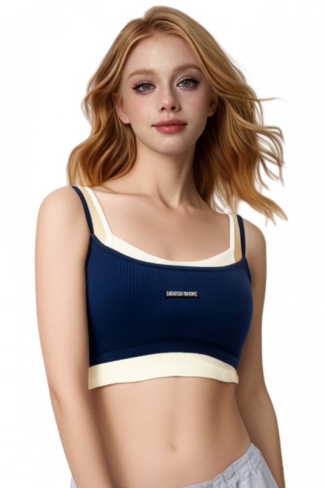 Bustiera sport cu spatele gol MG-6879bleumarin [1]