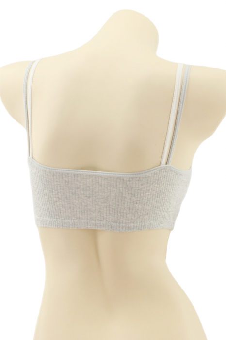 Bustiera sport cu spatele gol MG-6879gri deschis [3]
