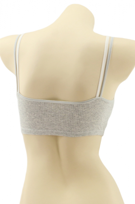 Bustiera sport cu spatele gol MG-6879gri inchis [2]