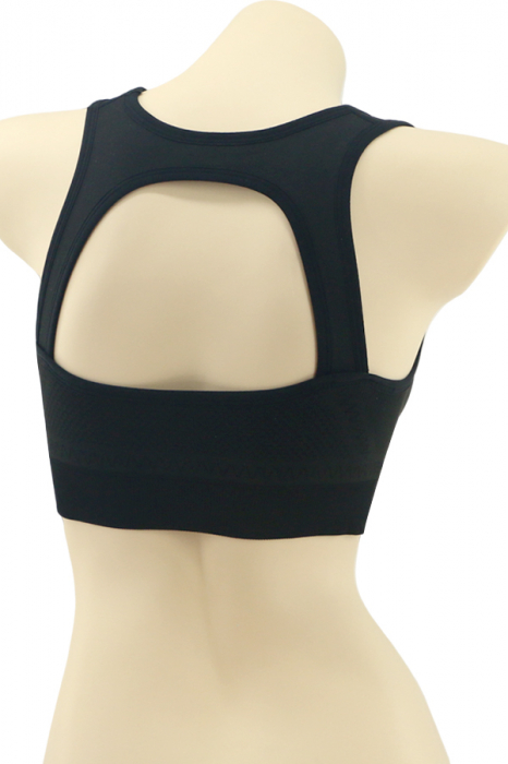 Bustiera sport din material elastic MG-YP017negru [2]