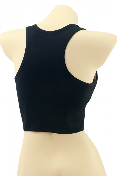 Bustiera sport din material elastic MG-4782negru [2]