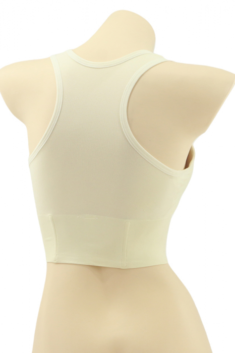 Bustiera sport din material elastic MG-4782crem [2]