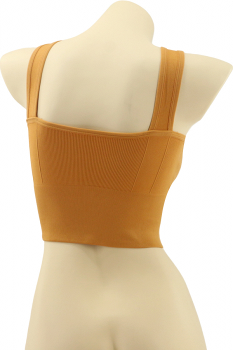 Bustiera sport din material elastic MG-H866galben [2]