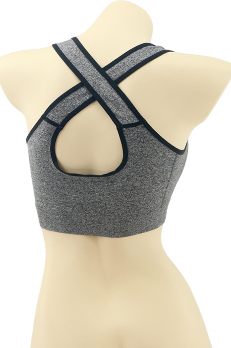 Bustiera sport din material elastic MG-YP003gri [2]
