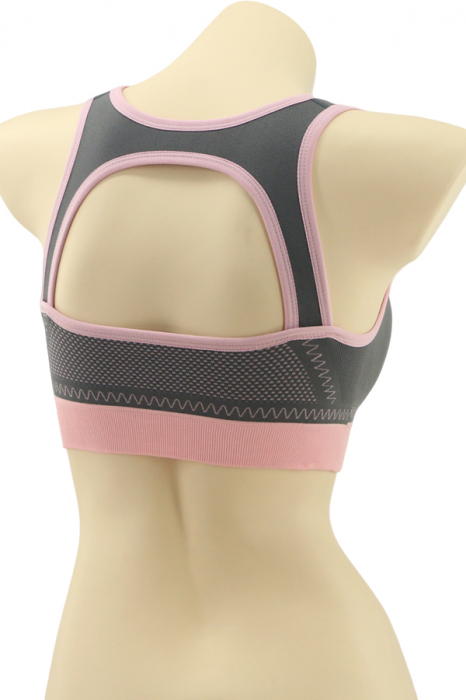 Bustiera sport din material elastic MG-YP017gri [2]