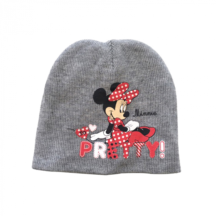 Caciula tricotata cu Minnie Mouse HO4065gri [1]
