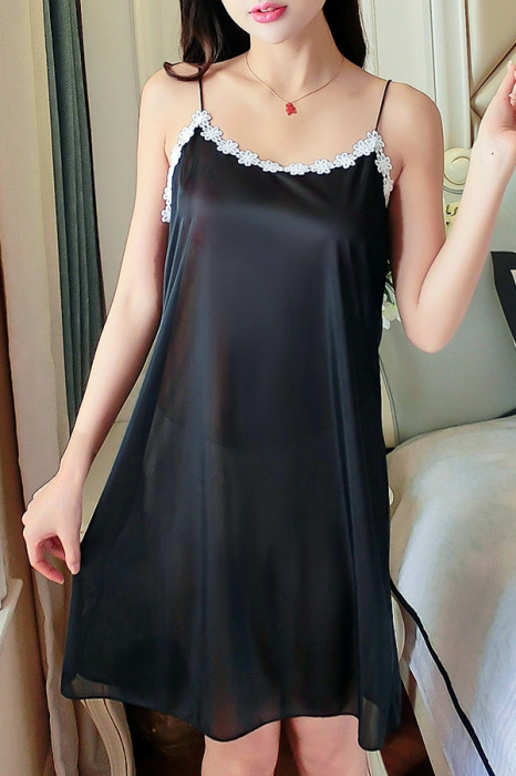 Camasa de noapte SY4559negru [2]
