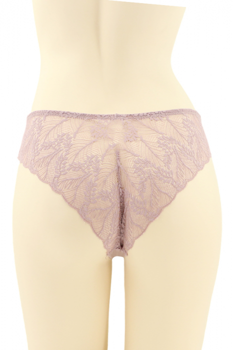 Chiloti brazilieni cu dantela brodata CT-Q8195mov [2]