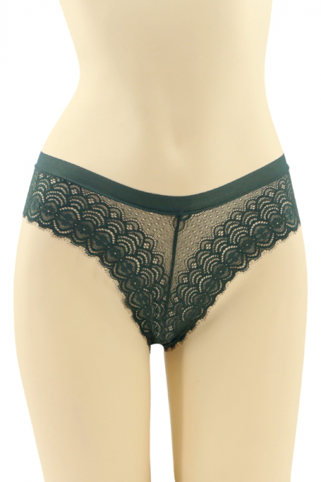 Chiloti brazilieni cu dantela brodata si funda CT-Q8150verde [1]