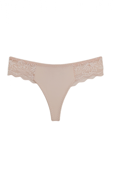 Chiloti brazilieni cu dantela C21029roz [2]