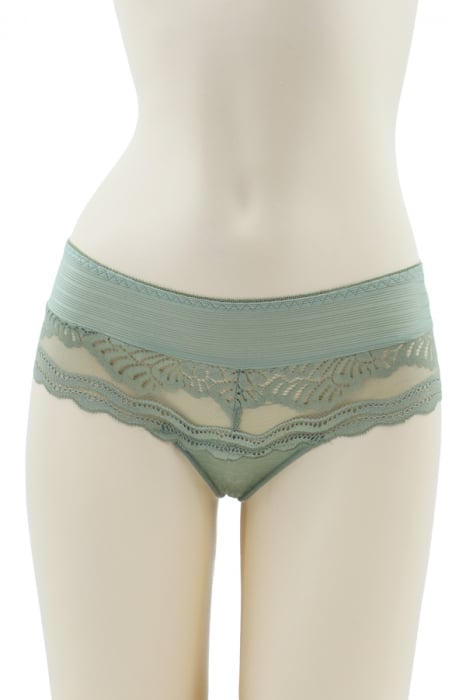 Chiloti brazilieni cu insertii dantela 85-233verde [1]