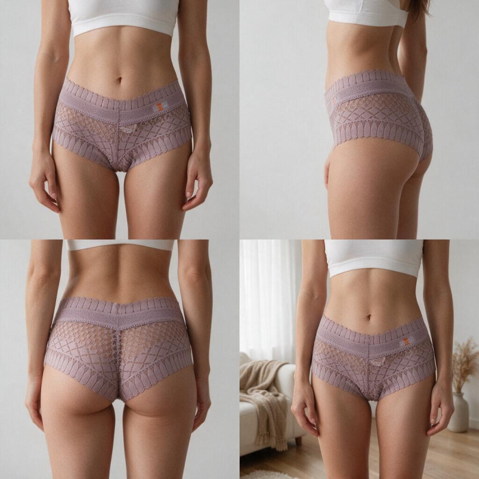 Chiloti brazilieni din dantela elastica WS-1070mov [2]
