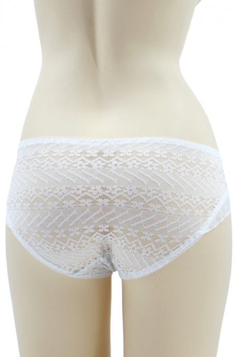 Chiloti clasici cu broderie 1865alb [2]