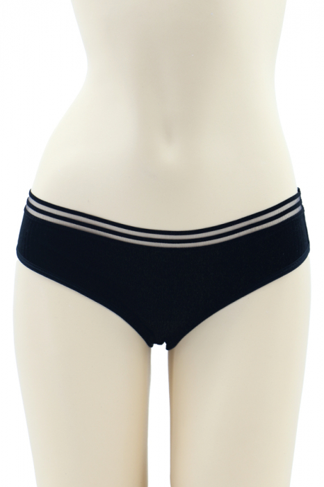 Chiloti clasici din material elastic WNS-T15negru [1]