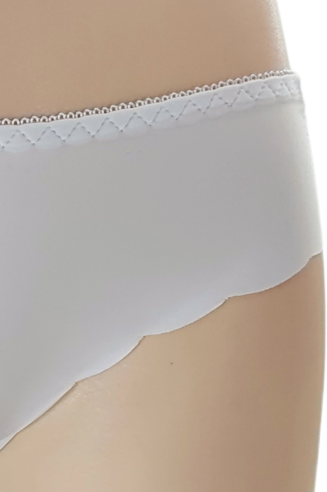 Chiloti clasici lycra cu insertii dantela TANG-A4372alb [6]