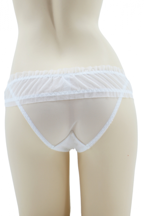 Chiloti sexy brazilieni semitransparenti MFF208alb [2]