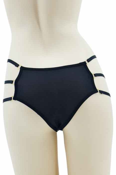Chiloti sexy brazilieni cu inele metalice si benzi elastice MFF9010 [2]