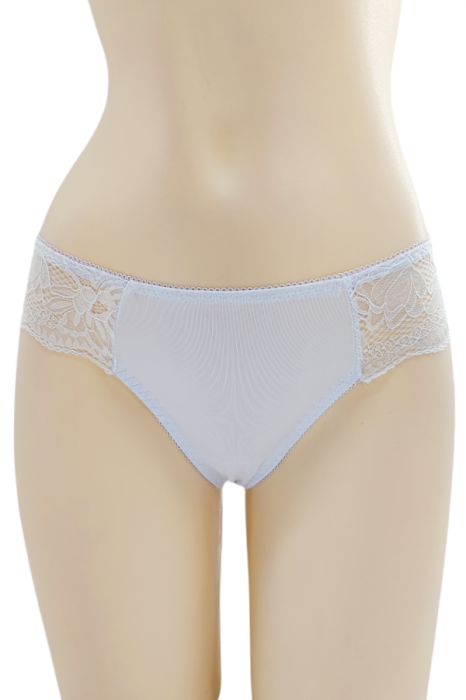 Chiloti brazilieni cu dantela C21029alb [1]