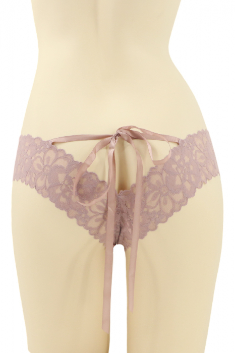 Chiloti sexy brazilieni cu funda si dantela brodata CT-Q8192mov [2]