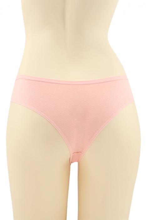 Chiloti sexy brazilieni, model cu broderie fluture DZK-X1570roz deschis [2]