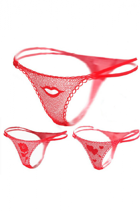 Chiloti sexy tanga in forma de trandafir YML3033 [4]