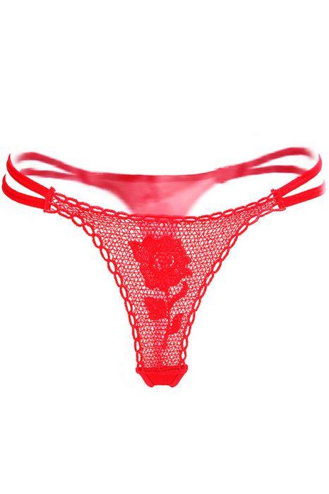 Chiloti sexy tanga in forma de trandafir YML3033 [2]